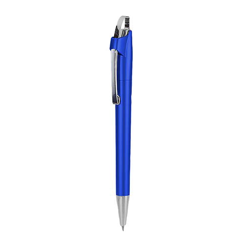 bolígrafo celio azul metalizado