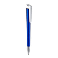 bolígrafo galeo azul metalizado